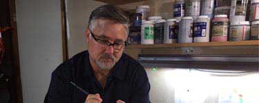 James O'Brien in his studio