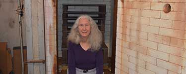 Janet Martini in her studio